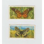 Trade cards, Brooke Bond, Rhodesian issue, Butterflies of the World (44/50, missing nos 6, 21, 22,