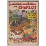 Cinema, Charlie Chaplin, Comic 'Les aventures acrobatiques de Charlot' text & artwork by Thomen,