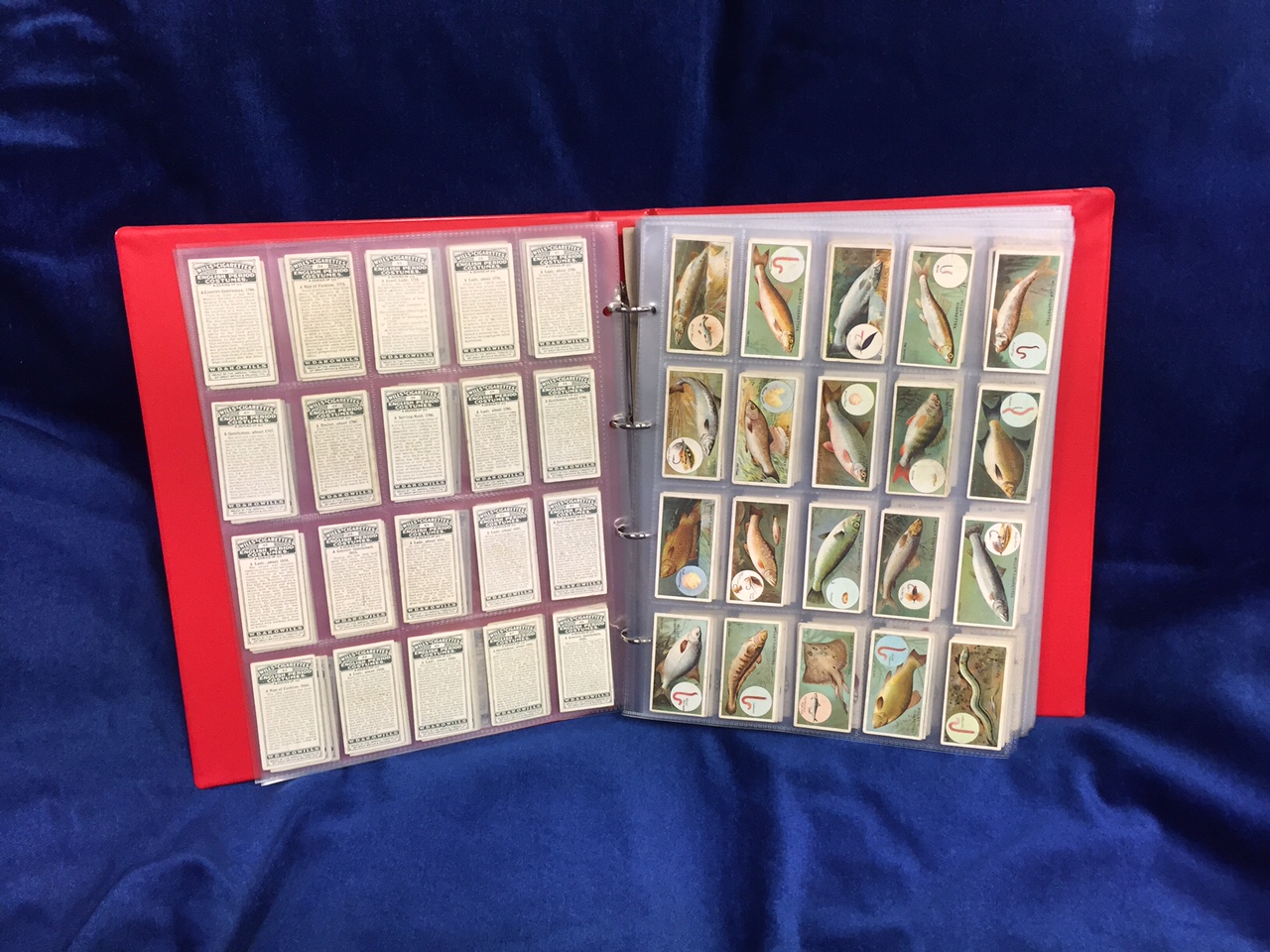 Cigarette cards, a folder containing a collection of approx 16 Will's sets, various series, inc Fish