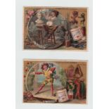 Trade cards, Liebig, The Fine Arts 1, ref S107/F108, French language issue (set, 6 cards) (gd)