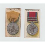 Cigarette cards, Taddy, British Medals & Ribbons (25/50) (mixed condition, poor/gd)