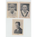 Cigarette cards, South Africa, Hartley's Tobacco Co, South African English Cricket Tour 1929,