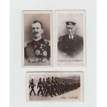 Cigarette cards, W & M Taylor, War Series (Bendigo Cigarettes) (3/25) (gen gd) (3)