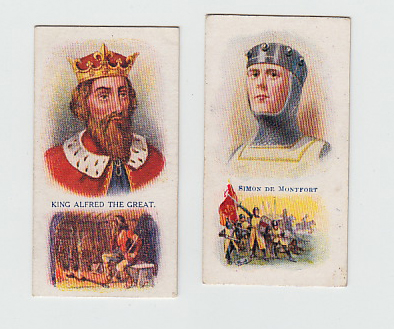 Cigarette cards, Pattreiouex, Builders of the Empire (set, 50 cards) (gd)