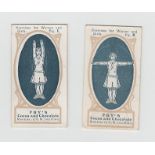 Trade cards, Fry's, Exercises for Women & Girls (11/12, missing no 12) (gd)