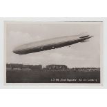 Postcards, Aviation, Airships, a collection of approx 100 cards, RP's, printed, artist drawn etc