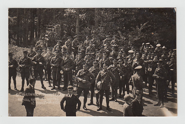 Postcards, Military, WW1, 5 RP's, German PoW's at Frimley (x2, different), wounded soldiers group at