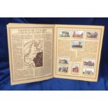 Cigarette cards, Germany, Lande, Germany in Other Lands, set 150 cards laid down in special album (