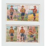 Cigarette cards, Ogden's, Boy Scouts, 2nd Series (green back) (set, 50 cards) (gen gd)