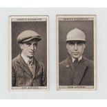 Cigarette cards, Horseracing, Ogden's, Steeplechase Celebrities, (set 50 cards) (few fair, mostly