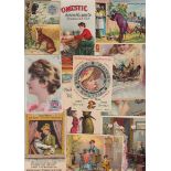 Trade cards, USA, a collection of 17 Sewing Machine advertising cards, late 1890's/early 1900's, a