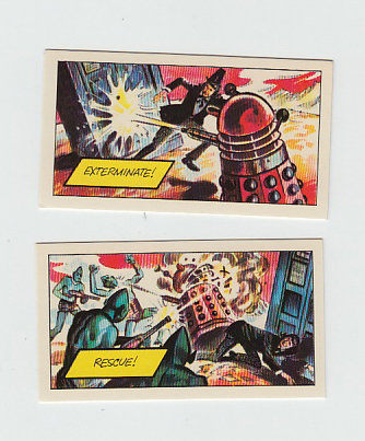 Trade cards, Walls, Dr Who Adventure (set, 36 cards) (ex)