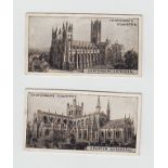 Cigarette cards, Churchman's, 3 sets,  Cathedrals & Churches, (gd), Musical Instruments (fair/