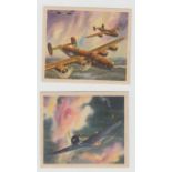 Trade cards, USA, Coca Cola, American Fighting Aircraft, 'X' size, 1940's (set, 20 cards) (vg)