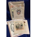 Sheet Music & Music Covers, a collection of 20+ mostly Victorian chromo-lithographed items with