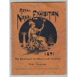 Booklet, Royal Naval Exhibition 1891, Illustrated Handbook & Souvenir, 64 pages (some age toning,