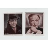 Cigarette cards, BAT, Mascot brand, Cinema Stars, 'M' size (set, 208 cards) inc Laurel & Hardy, Gary