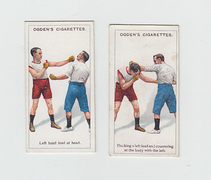 Cigarette cards, Ogden's, Boxing (set, 25 cards) (no 1 fair, rest gd)