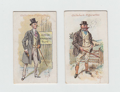 Cigarette cards, Gallaher, Votaries of the Weed (set, 50 cards) (gen vg)