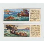 Trade cards, Typhoo, four sets, The Swiss Family Robinson, British Birds & their Eggs, Interesting