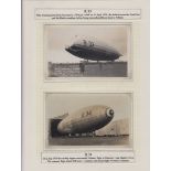 Postcards, P. Jones Collection, Aviation, The Airship, Part 4, a study in 20 RP postcards, neatly