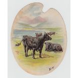 Trade cards, Liebig, S689A, Types of Cattle, 3 of 6, English language, Sanguinetti, R3 (fair)