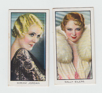 Cigarette cards, BAT, Cinema Celebrities (C), standard size (set, 48 cards) (gd)