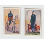 Trade cards, Union Jack, Police of All Nation, 'M' size (set, 8 cards) (some very light foxing to