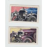 Cigarette cards, Phillips, Motor Cars at a Glance (set, 50 cards) (3 gd, rest vg)