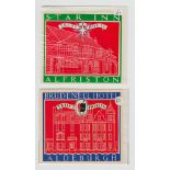 Ephemera, a collection of 29 different Trust House Forte  labels advertising hotels in the chain, (