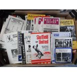 Football programmes, a large collection of 300+ programmes, mostly 1960's/70's, good mix of clubs