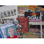 Cigarette & trade cards, Football, selection inc. Sun Soccer Stamps (many), Topical Times Panel