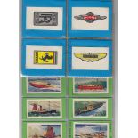 Trade cards, a modern album containing 20+ sets inc. Knockout Super Planes of Today, Kelloggs A