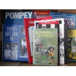 Football books & club publications, a collection of twelve books and club publications inc The