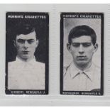 Cigarette cards, Football, Murray's, Footballers, Series 'J', 4 Newcastle (2) Hibbert &