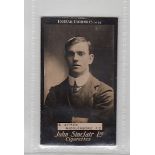 Cigarette card, Football, John Sinclair, Football Favourites, type card no 56, S Aitken, Middlesboro