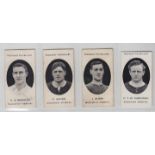 Cigarette cards, Taddy, Prominent Footballers, (London Mixture backs), Woolwich Arsenal, 4 cards,