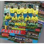 World Cup 1998, France, full set of 32 colour team group postcards, with player identification, in