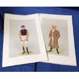 Horseracing, two original Vanity Fair prints, 'Top of the List' (W. Higgs) & 'He Rides for Lord