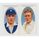 Cigarette cards, Churchman's, Cricketers (set, 50 cards) (vg)