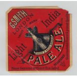 Beer Label, G Smith, London, Neck & Neck Brand Pale Ale, (fragile, tear and small edge piece