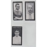 Cigarette cards, Football, Murray's, Footballers, Series 'J', 3 cards, Oldham (2) Roberts &