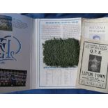 Football, QPR, a special folder containing a piece of Rangers Omniturf pitch, 1981/88, sold with a