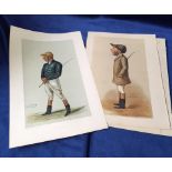 Horseracing, two original Vanity Fair prints, 'Johnny' (John Osborne), 10 Dec 1887 & 'The Demon'