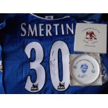 Football, Portsmouth FC, Alexi Smertin, a spare match shirt from Barclays Premiership season 2003/4,