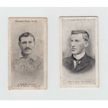 Cigarette cards, Football, Will's, Football Series, 42 cards, 26 white background, 16 pink tint (