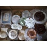 Breweriana, Simonds, a collection of fifteen ceramic and metal ash trays, all with Simonds