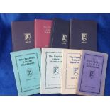Football, a collection of 8 volumes of the Football League Handbook, 1926/27, 46/7, 47/8 & 49/50,