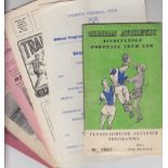 Football programmes, selection, all 1950's, 25 programmes, mostly NW Clubs inc. Liverpool,