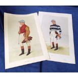 Horseracing, two original Vanity Fair prints, 'Bernard' (Bernard Dillon) & Frank Wootton, both by